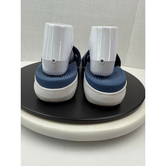 Easy Spirit Women's Size 9 Blue Wisher 2 Strappy Slide Slip On Comfort Sandals - Picture 7 of 14